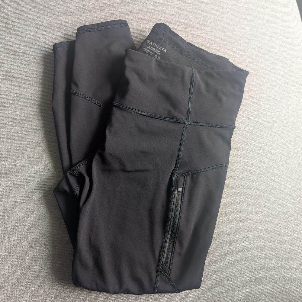 Athleta Black Ranier Leggings
